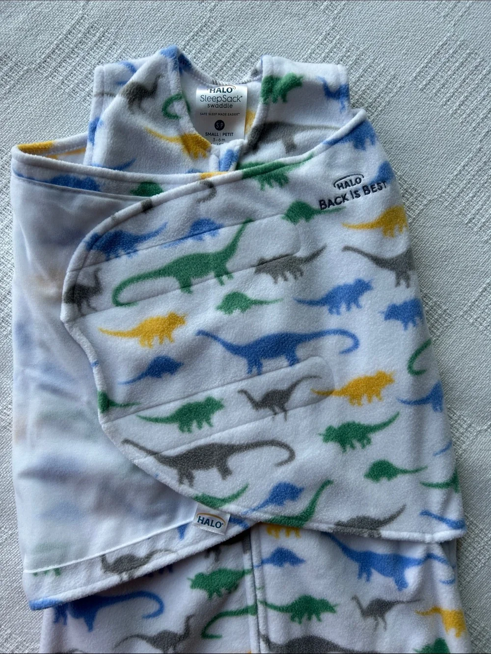 Halo Sleepsack sleeveless swaddle size small